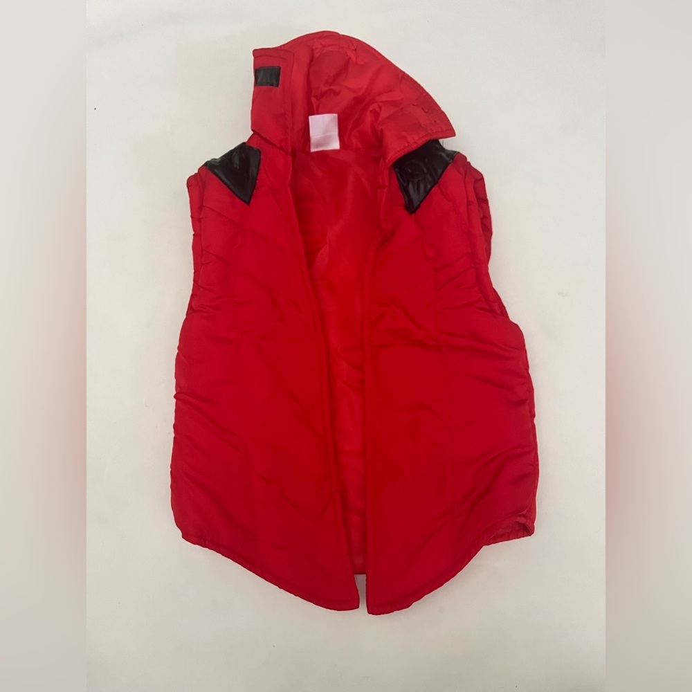 FORTNITE Red Childs Puffer Vest with spikes Size M Medium Boy Girl Child kid